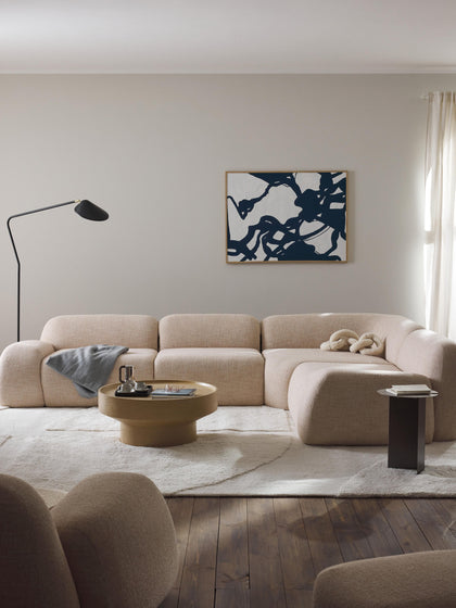 Westwing Collection Modulares Ecksofa Wolke (4-Sitzer) aus Bouclé Hotsell