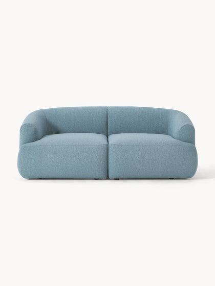 Westwing Collection Modulares Bouclé-Sofa Sofia (2-Sitzer) Fabrikverkauf