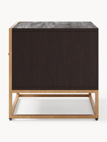 Westwing Collection Nachttisch Harry aus massivem Mangoholz Blitzverkäufe