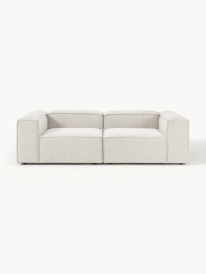 Westwing Collection Modulares Sofa Lennon (3-Sitzer) aus Bouclé