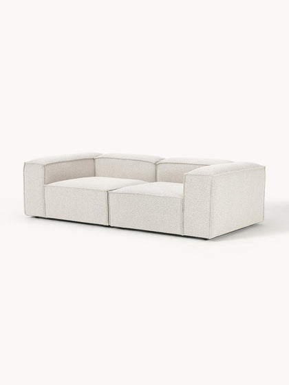Westwing Collection Modulares Sofa Lennon (3-Sitzer) aus Bouclé Großer Ausverkauf