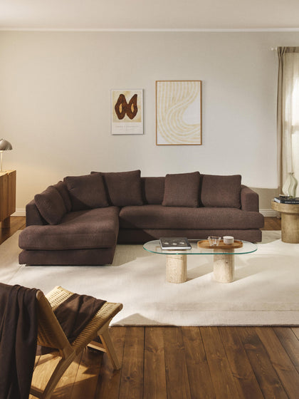 Westwing Collection Bouclé-Ecksofa Tribeca Exklusivangebot