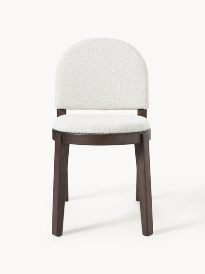 Westwing Collection Bouclé-Polsterstuhl Neelia Black Friday