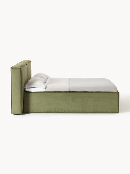 Westwing Collection Cord-Boxspringbett Lennon Vatertagsangebot