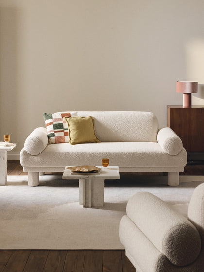 Westwing Collection Bouclé-Sofa Lilo (2-Sitzer) Neueste Mode