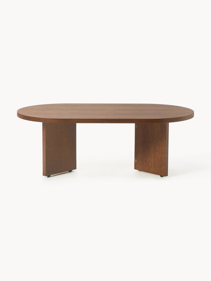 Westwing Collection Ovaler Holz-Couchtisch Toni Blitzangebot