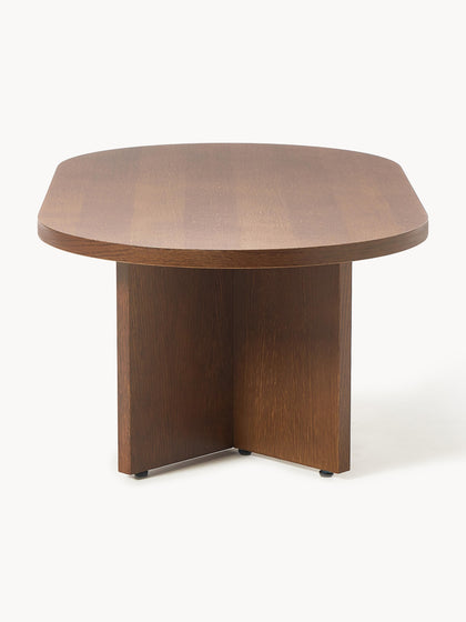 Westwing Collection Ovaler Holz-Couchtisch Toni Blitzangebot
