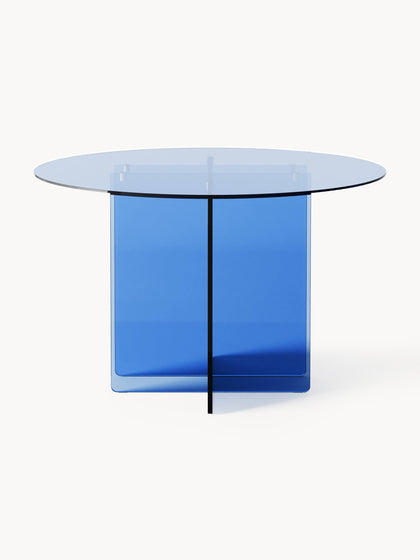Westwing Collection Runder Glas-Esstisch Anouk Ø 100 cm Saisonale Angebote