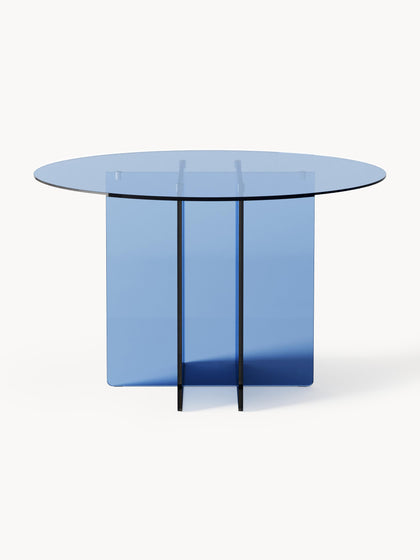 Westwing Collection Runder Glas-Esstisch Anouk Ø 100 cm Saisonale Angebote