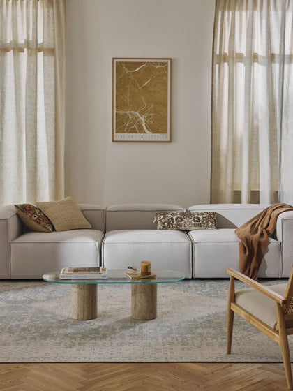 Westwing Collection Modulares Sofa Lennon (4-Sitzer) Kauf eins, bekomm eins gratis