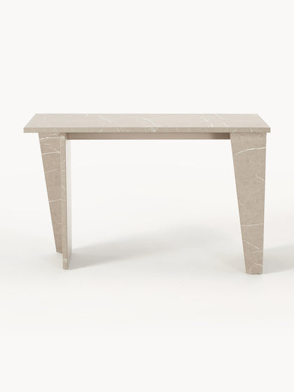 Westwing Collection Schreibtisch Liam in Travertin-Optik Begrenzte Freigabe