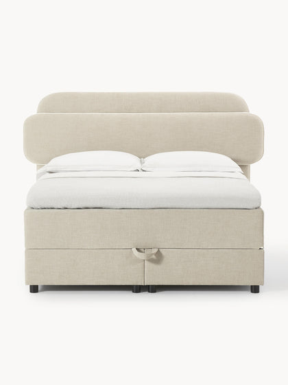 Westwing Collection Boxspringbett Enrica mit Stauraum JETZT KAUFEN