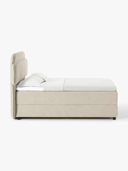 Westwing Collection Boxspringbett Enrica mit Stauraum JETZT KAUFEN