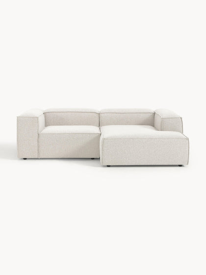 Westwing Collection Modulares Ecksofa Lennon aus Bouclé Nur für heute