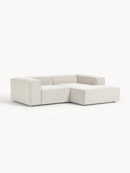 Westwing Collection Modulares Ecksofa Lennon aus Bouclé Nur für heute