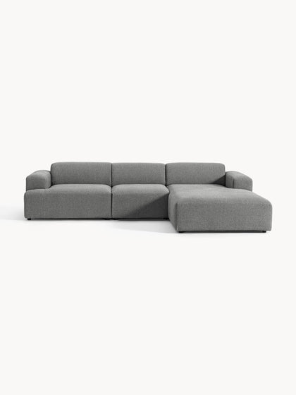 Westwing Collection Ecksofa Melva (4-Sitzer)