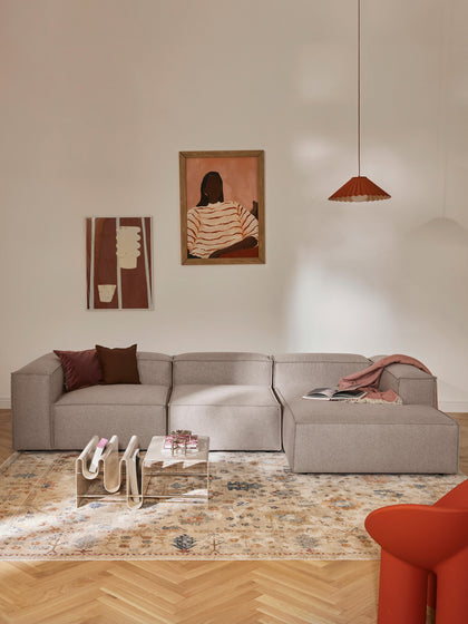 Westwing Collection Modulares Ecksofa Lennon Clearance-Verkauf
