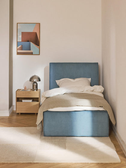Westwing Collection Cord-Einzelbett Dream mit Stauraum Outlet