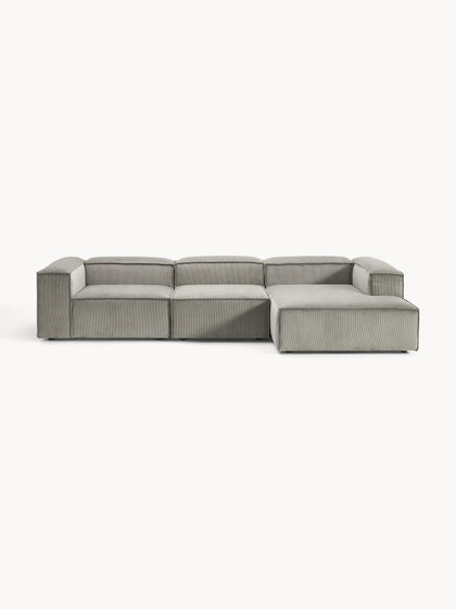 Westwing Collection Modulares Ecksofa Lennon aus Cord Verkauf