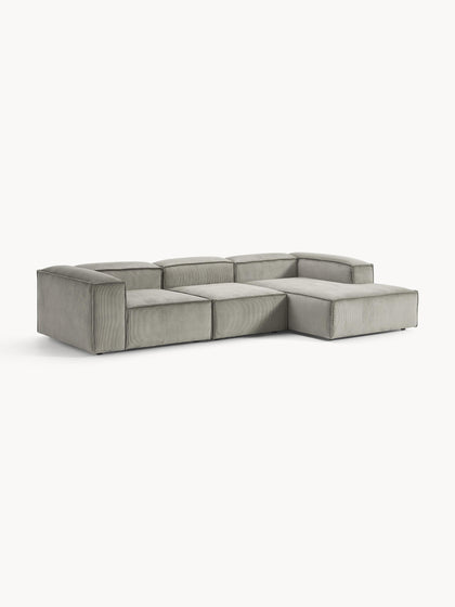 Westwing Collection Modulares Ecksofa Lennon aus Cord Verkauf