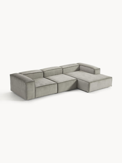 Westwing Collection Modulares Ecksofa Lennon aus Cord Verkauf