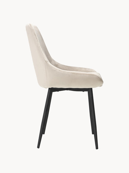Westwing Collection Samt-Polsterstühle Sierra 2 Stück im Angebot