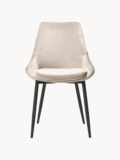 Westwing Collection Samt-Polsterstühle Sierra 2 Stück im Angebot