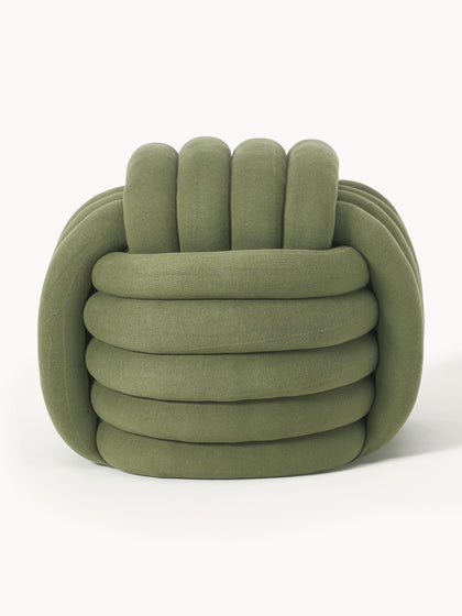 Westwing Collection Knoten-Pouf Twist Kostenloser Versand