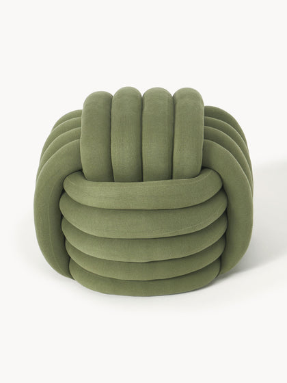 Westwing Collection Knoten-Pouf Twist Kostenloser Versand