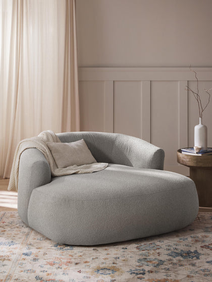 Westwing Collection XL Bouclé-Loungesessel Sofia Fabrikpreis
