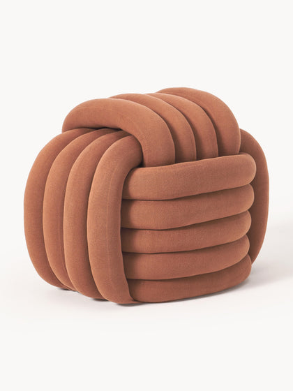 Westwing Collection Knoten-Pouf Twist