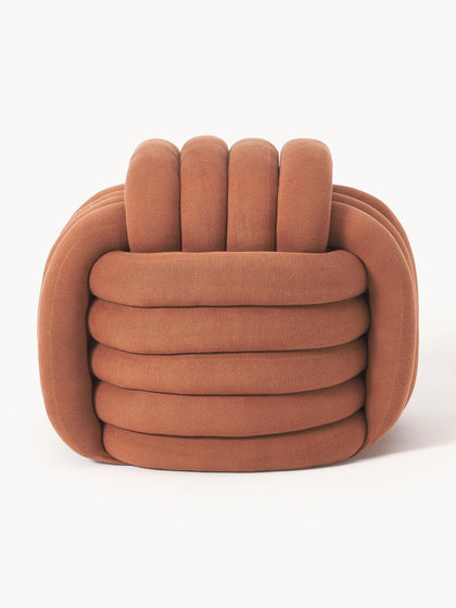 Westwing Collection Knoten-Pouf Twist Sonderangebot