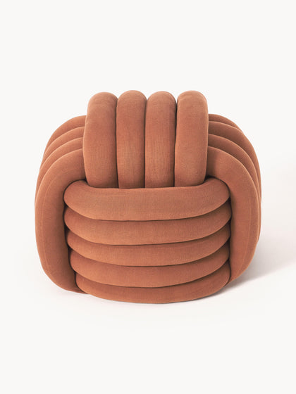 Westwing Collection Knoten-Pouf Twist Sonderangebot