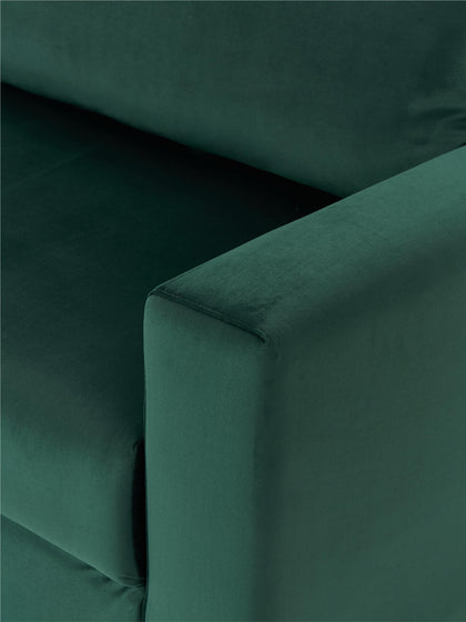 Westwing Collection Samt-Schlafsofa Tasha (3-Sitzer) mit Stauraum Versandkostenfrei
