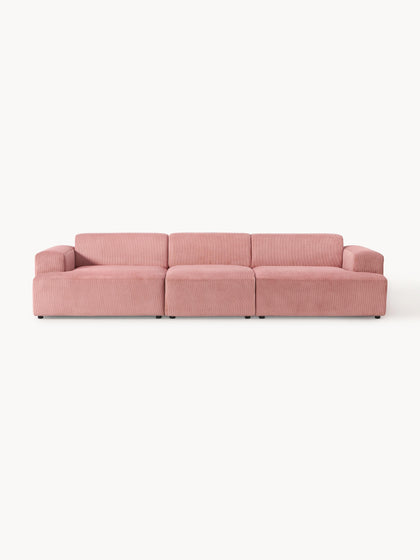 Westwing Collection Cord-Sofa Melva (4-Sitzer) Black Friday