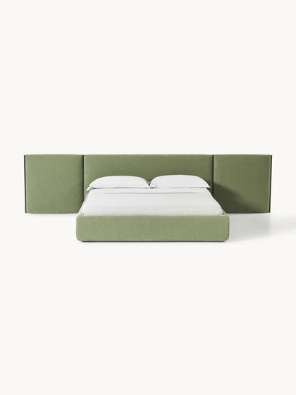 Westwing Collection Polsterbett Otis mit klappbarem Kopfteil Muttertagsangebot