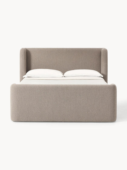 Westwing Collection Bouclé-Boxspringbett Perla Neuheiten