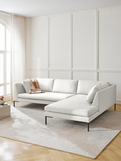 Westwing Collection Ecksofa Emma mit Metall-Füßen Bestseller