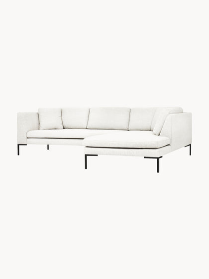 Westwing Collection Ecksofa Emma mit Metall-Füßen Bestseller