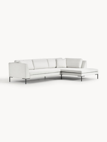 Westwing Collection Ecksofa Emma mit Metall-Füßen Bestseller