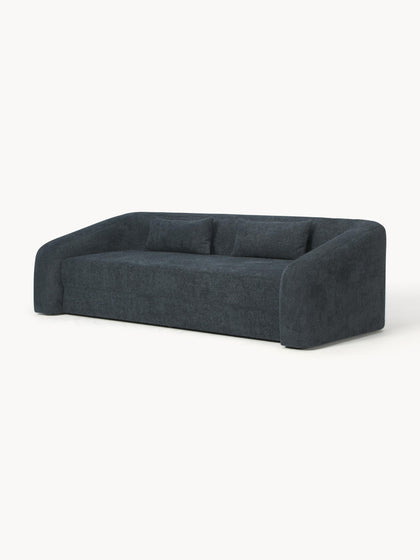 Westwing Collection Schlafsofa Eliot (3-Sitzer) aus Teddy-Bouclé Tägliche Deals