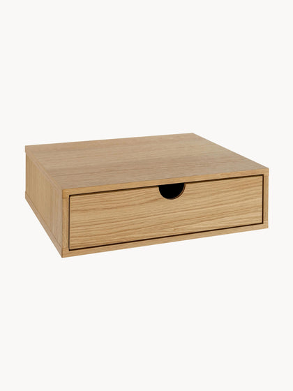 Westwing Collection Wand-Nachttisch Farsta mit Schublade