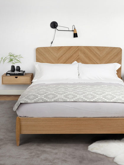 Westwing Collection Wand-Nachttisch Farsta mit Schublade Riesige Ersparnisse