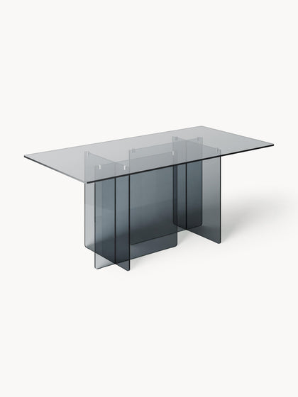 Westwing Collection Glas-Esstisch Anouk 180 x 90 cm Begrenzte Freigabe