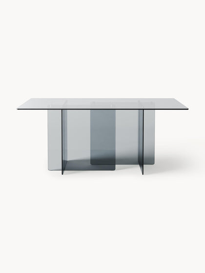 Westwing Collection Glas-Esstisch Anouk 180 x 90 cm Begrenzte Freigabe