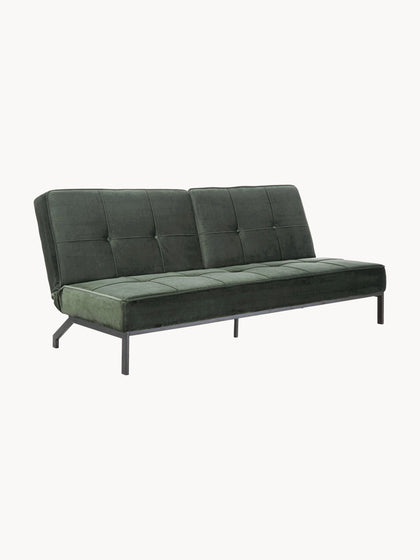 Westwing Collection Samt-Schlafsofa Perugia (3-Sitzer) Vierteljährliche Förderung