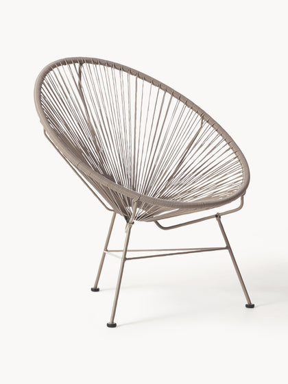 Westwing Collection Loungesessel Bahia aus Kunststoff-Geflecht