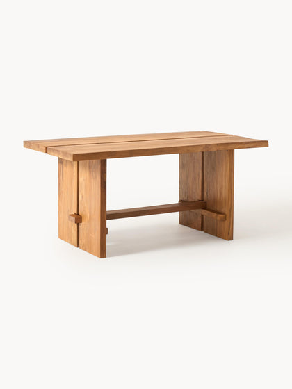 Westwing Collection Esstisch Hugo aus Teakholz in verschiedenen Größen Fabrikladen