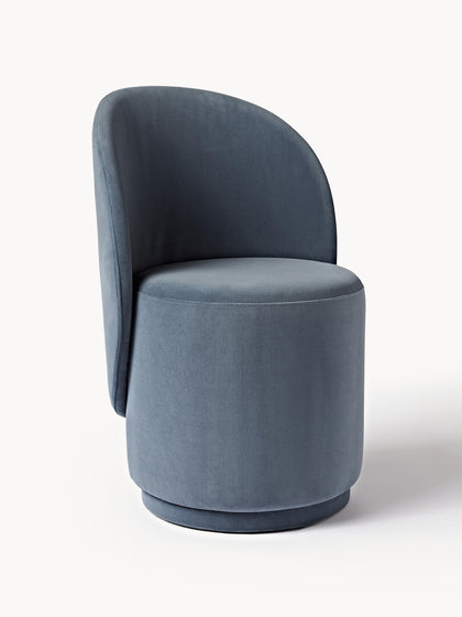 Westwing Collection Samt-Polsterstuhl Zeyno