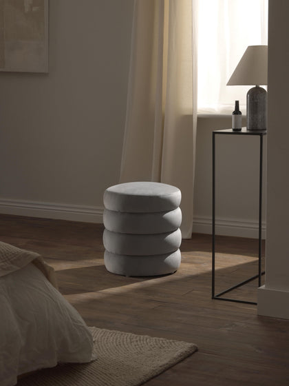 Westwing Collection Samt-Polsterhocker Alto Online